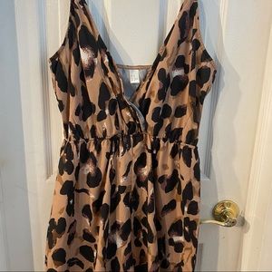 Leopard Print Romper